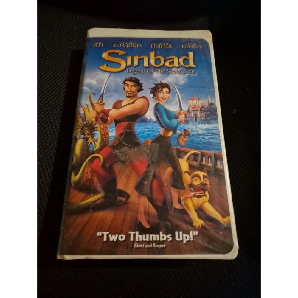 Sinbad Legend of the Seven Seas VHS